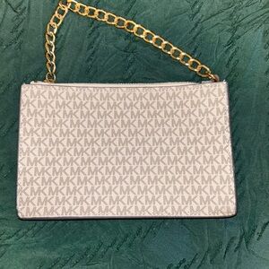 Mk small bag with gold chain